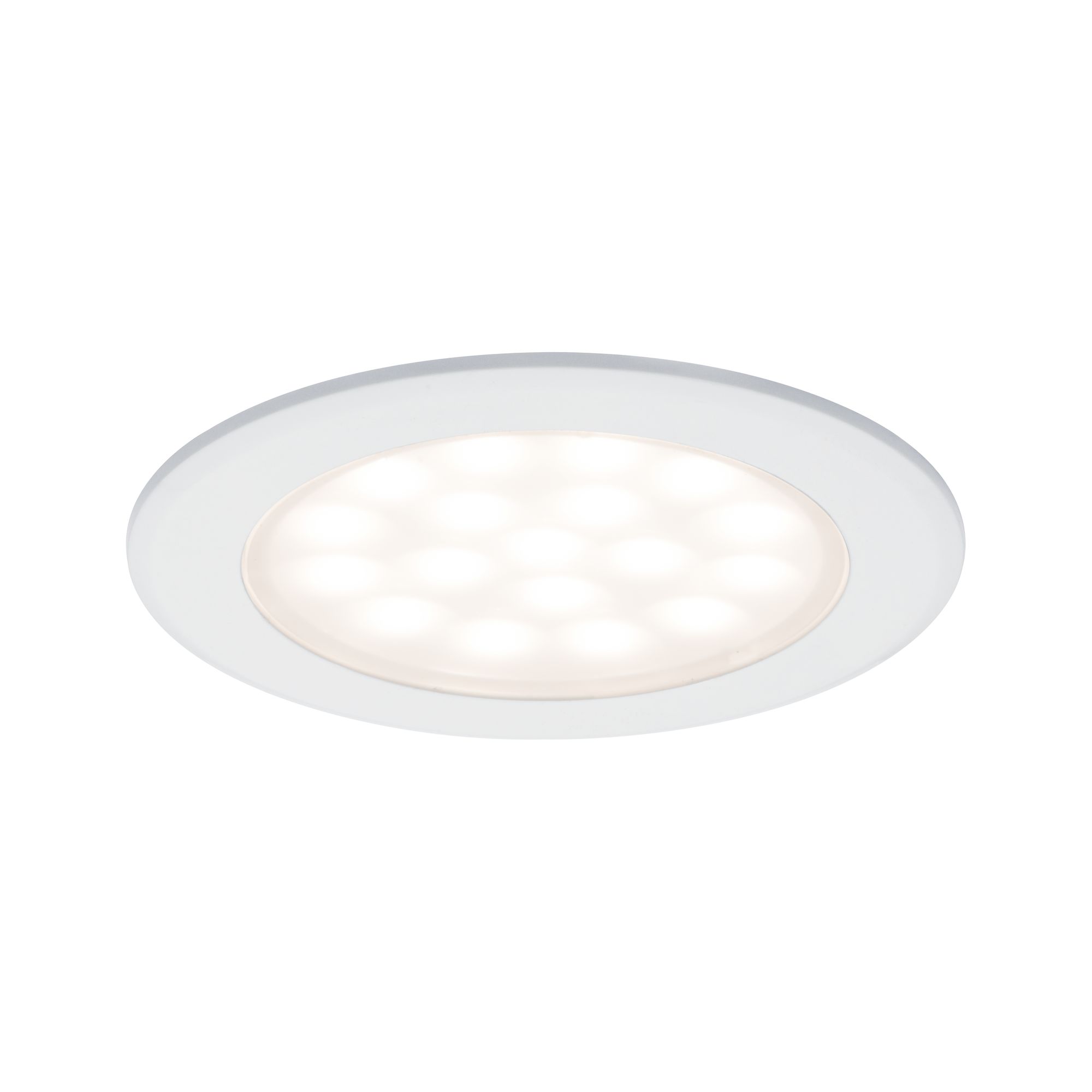 PAULMANN - LED nábytkové vestavné svítidlo kruhové 2ks sada 2x2,5W bílá mat, P 99921