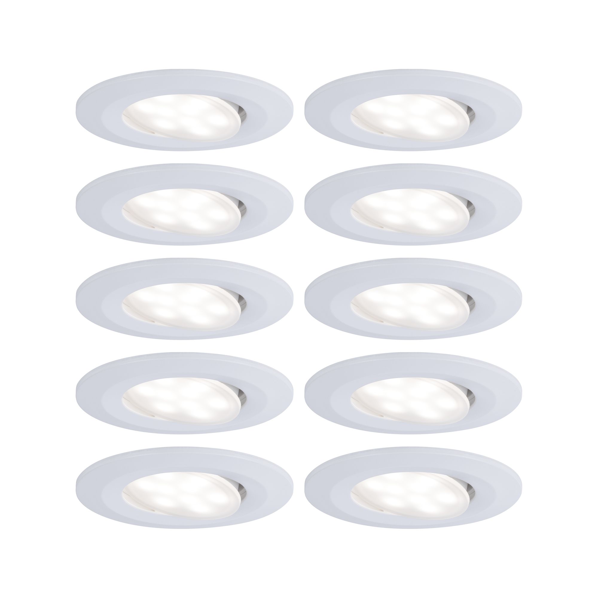PAULMANN - Vestavné svítidlo LED Calla kruhové 10x6W bílá mat výklopné, P 99922