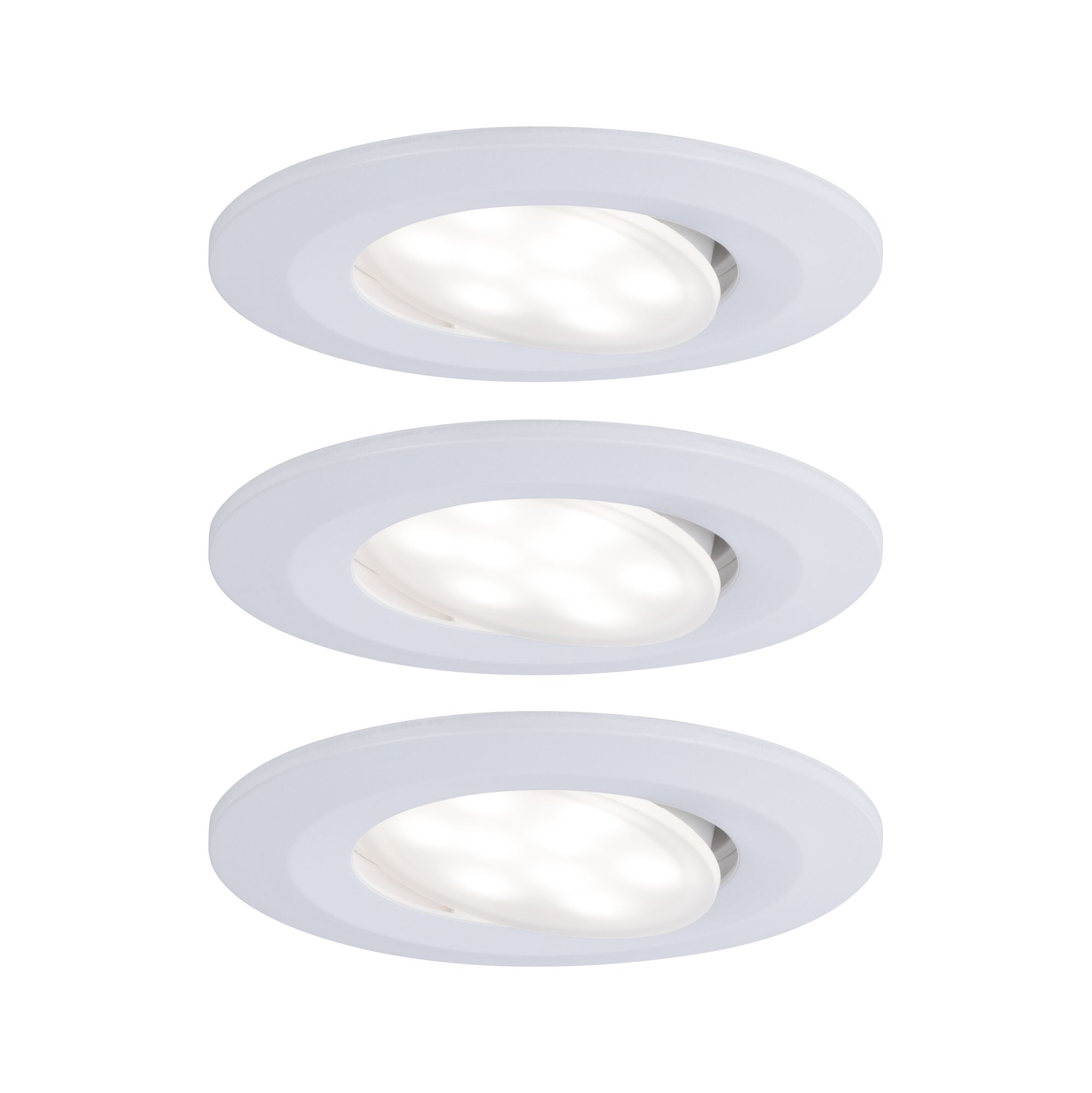 PAULMANN - Vestavné svítidlo LED Calla kruhové 3x6W bílá mat výklopné, P 99927