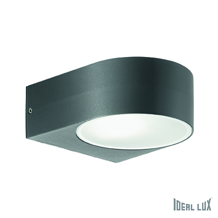 IDEAL LUX 018515 venkovní nástěnné svítidlo Iko AP1 Antracite 1x60W E27 IP44