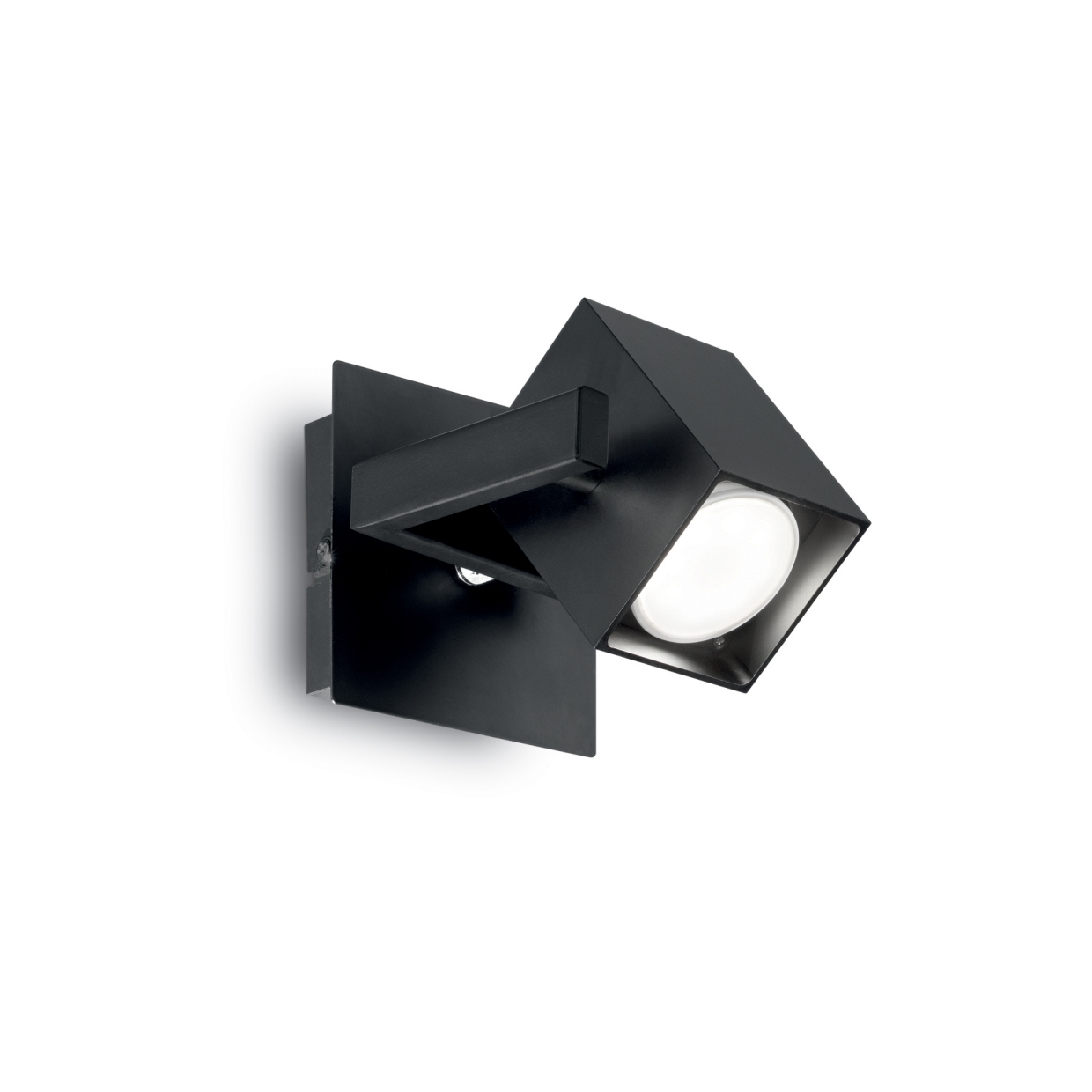 IDEAL LUX - Bodové stropní a nástěnné svítidlo Mouse AP1 nero 073569 1x50W černé