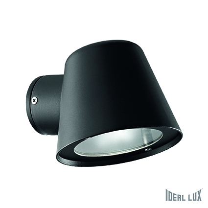 IIDEAL LUX 020228 Venkovní moderní nástěnné svítidlo GAS AP1 černé 1x35W GU10