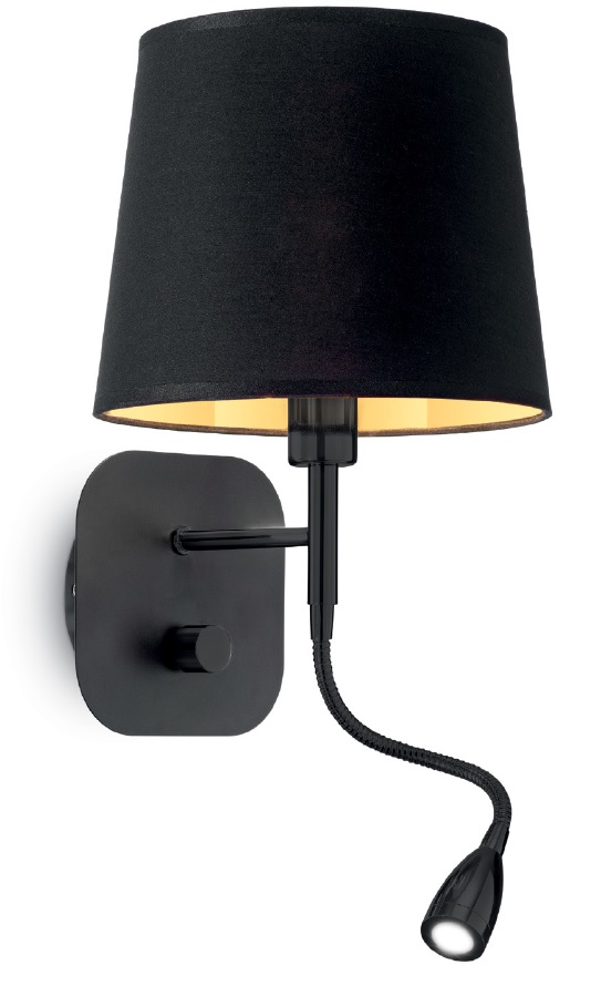 IDEAL LUX - LED Nástěnné svítidlo Nordik AP2 158242 černé