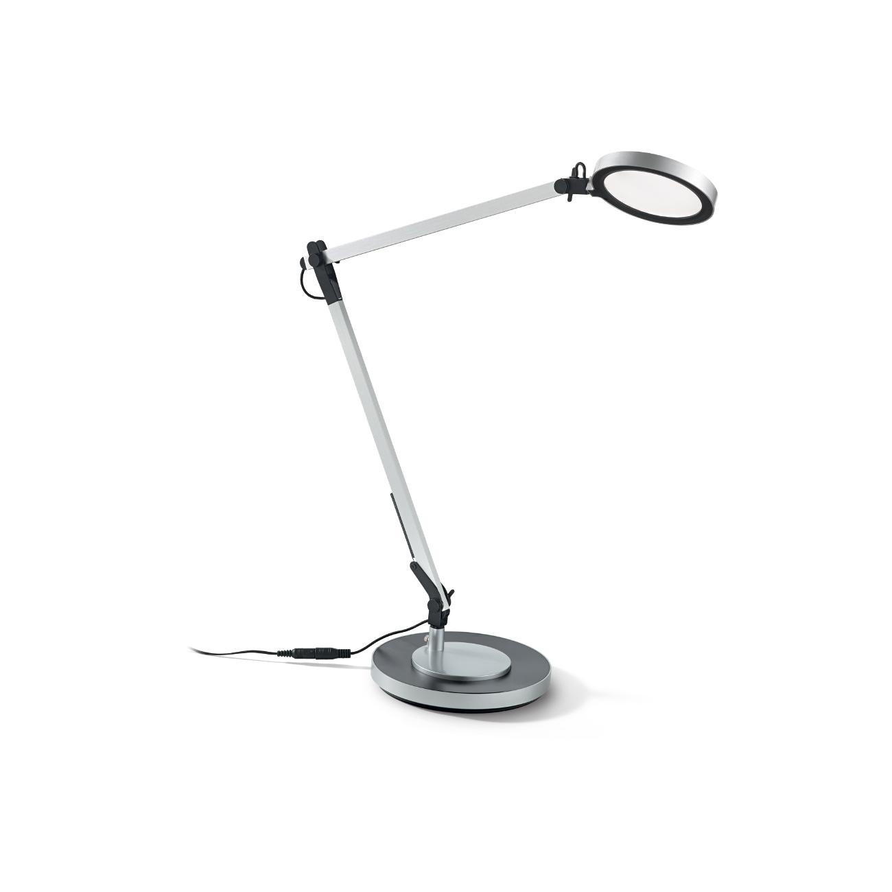 IDEAL LUX - LED Stolní lampa Futura TL1 alluminio 204895 šedá
