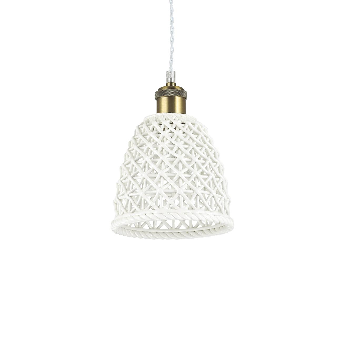 IDEAL LUX - Závěsné svítidlo Lugano SP1 D18 206820 1x60W 17cm