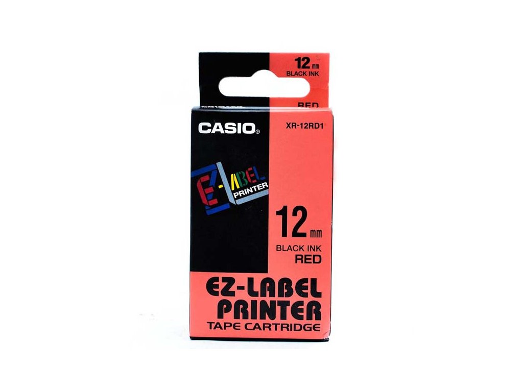 Casio páska do tiskárny štítků Casio XR-12RD1 - originální