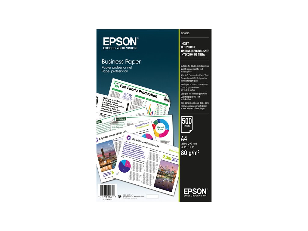 Epson A4 80 g/m2 500 listů