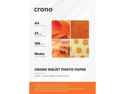 Crono PHPM4A, fotopapír matný, A4, 180g, 25ks