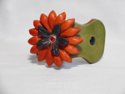 Leather Barrette Clip.16