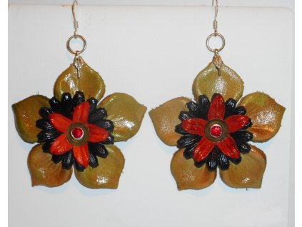 Leather Earrings No.3