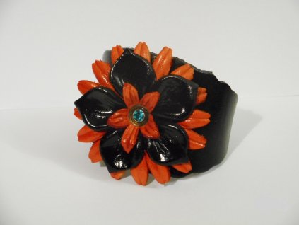 Kožený dámský náramek č.9