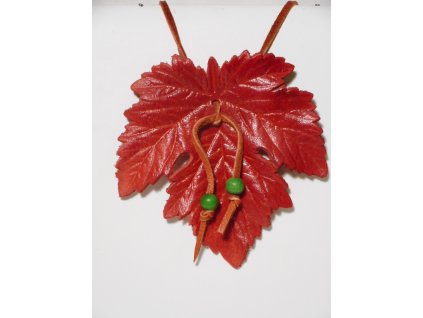 Kožený přívěsek č.17