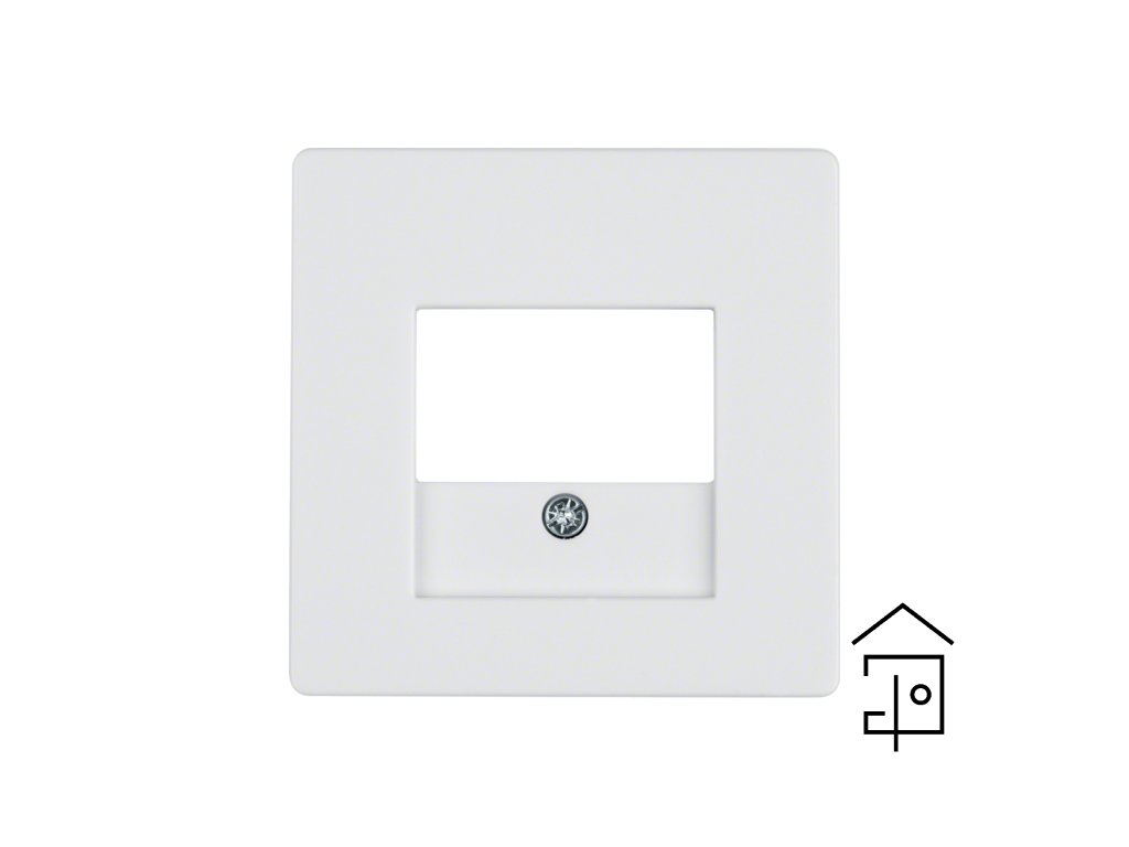 Centrální díl pro TAE zásuvku, USB a  reproduktorovou zásuvku Berker Q.1/Q.3/Q.7/Q.9