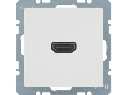 Zásuvka HDMI s připojením konektoru 90° Berker Q.1/Q.3/Q.7/Q.9