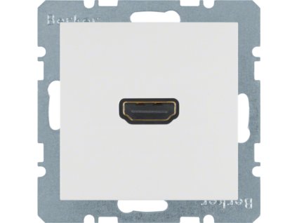 High definition socket outlet with 90° plug connection Berker S.1/B.3/B.7