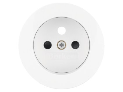Centre plate for socket outlet with grounding pin, serie R.classic