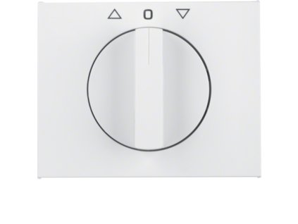 Centrální díl s otočným knoflíkem pro otočný žaluziový stmívač, Berker K.1/K.5