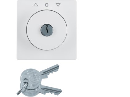 Centre plate with lock and push lock function for switch for blinds Berker Q.1/Q.3/Q.7/Q.9