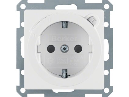 SCHUKO socket outlet with residual current circuitbreaker Berker Q.1/Q.3/Q.7/Q.9