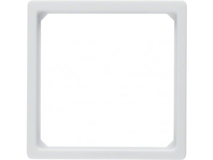Adapter ring for centre plate 50 x 50 mm Berker Q.1/Q.3/Q.7/Q.9, polar white velvety