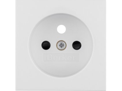 Central part for socket with protective pin, with screens  Berker S.1/B.3/B.7