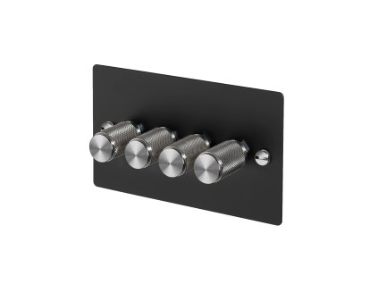 4G Dimmer Black Steel