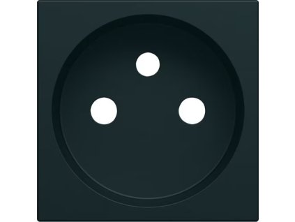 Rocker for socket 2P+E, Hager gallery, black