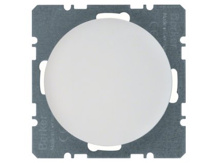 Blind plug with centre plate, Berker R.1/R.3/R.8
