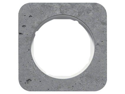 Rámeček Berker R.1, beton/bílá lesk