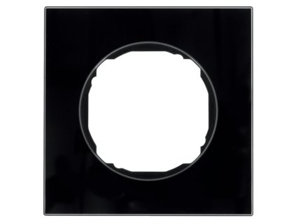 Frame Berker R.8, glass/black