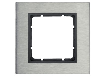 Frame Berker B.7, stainless steel/anthracite matt