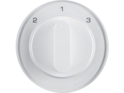 Centre plate with rotary knob for 3-step switch Berker R.1/R.3