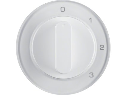 Centre plate with rotary knob for 3-step switch Berker R.1/R.3