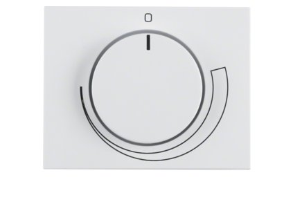 Centre plate for speed controller with setting knob, Berker K.x