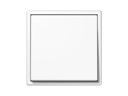 Switch Jung LS990 white gloss, complete (1-pole)