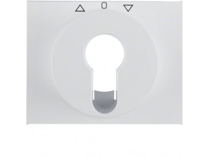 Centre plate for key push-button for blinds/key switch Berker K.1/K.5