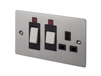 UK cooker control unit steel