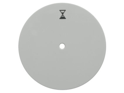 Centre plate for time relay insert Push-button with clear lens, Berker R.1/R.3/R.8