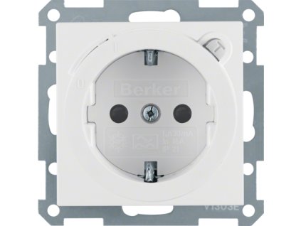 SCHUKO socket outlet with residual current circuitbreaker Berker S.1/B.3/B.7