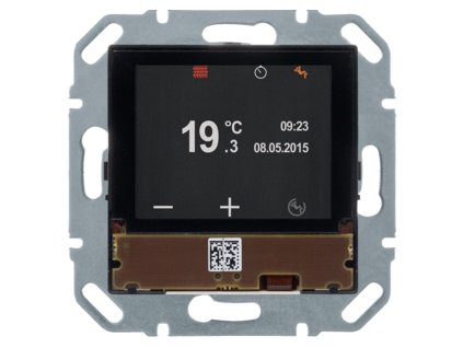 KNX termostat s dotykovým TFT displejem 1,9" vč. sběrnicové spojky