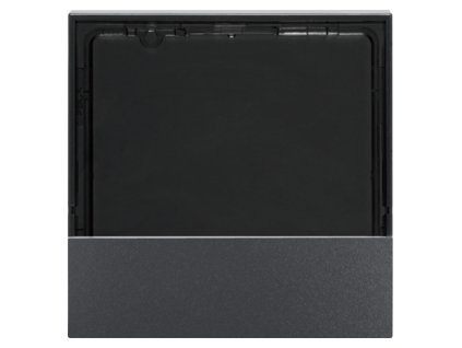 Cover for room controller and thermostat with 1.9" display, Berker S.1/B.x, anthracite, matt