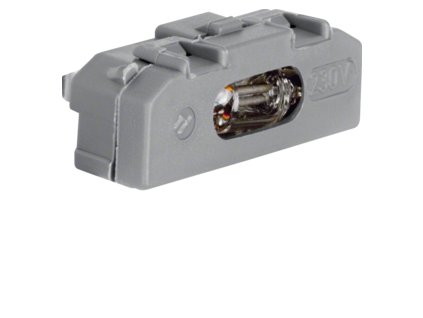 Neon lamp unit for switches/push-buttons Light control, grey