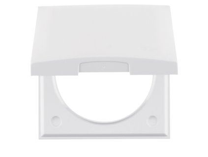 1-fold frame with lid, Integro Flow/Pure, white, gloss