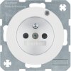 Socket outlet with grounding pin and LED light, Berker R.1/R.3/R.8