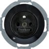 Socket outlet with protection pin and LED light, Berker R.1/R.3/R.8