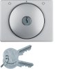 Centre plate with lock and push lock function for switch for blinds Berker K.1/K.5
