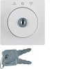 Centre plate with lock and push lock function for switch for blinds Berker S.1/B.3/B.7