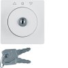 Centre plate with lock and push lock function for switch for blinds Berker Q.1/Q.3/Q.7/Q.9