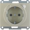 SCHUKO socket outlet with residual current circuitbreaker Berker K.1/K.5