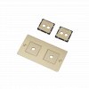 EU ELECTRICITY 2G Wall Plate Infill Brass